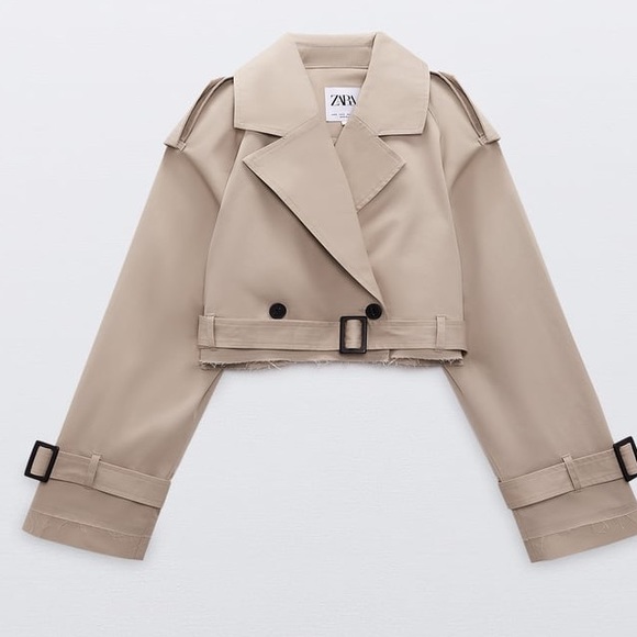 Zara Oversized Cropped Bicker Jacket - Picture 14 of 16